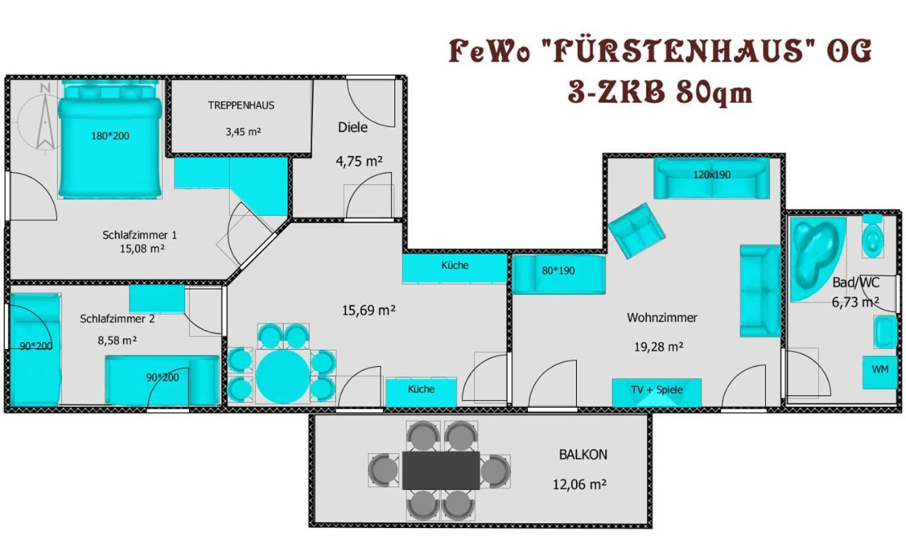 "Fuerstenhaus" Og Hofgeismar-Zentrum! Kültér fotó